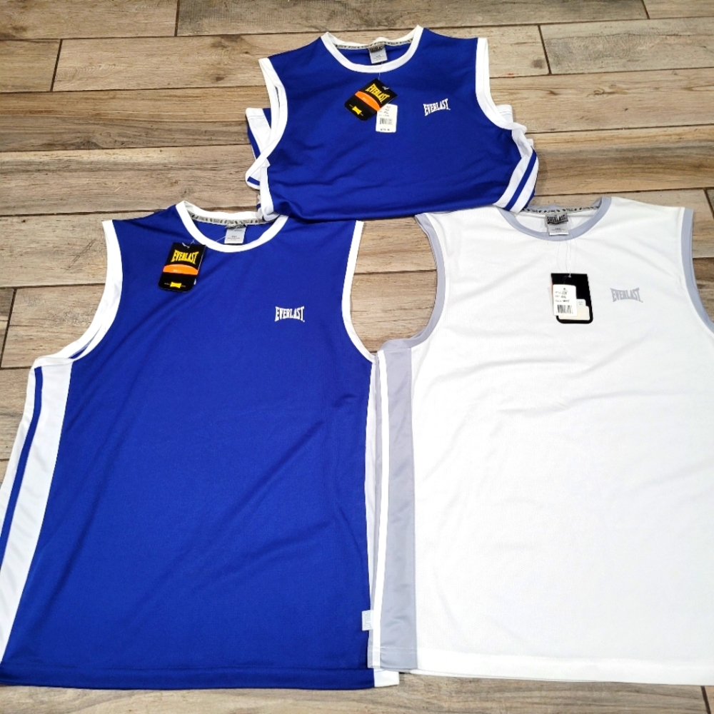 Everlast XXL Mens Bundle Sleevwless Activewear Tank Sleeveless NWT Read